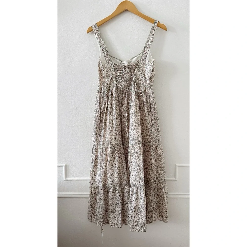 Christy Dawn Adele Dress Strawberry Cream - Picture 3 of 7